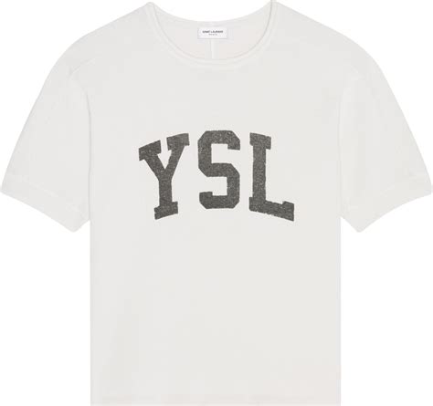 ysl white tshirt|ysl t shirts on sale.